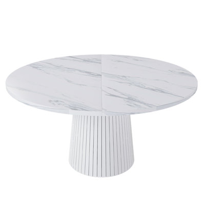 47 inch Round MDF Dining Table for 4