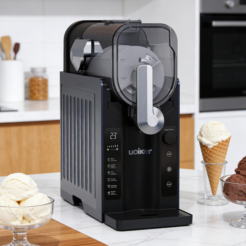 Slushie Machine 88 Oz Touch Screen Slushy Machine 15-minute Frozen Drink Maker With 6 Preset Settings