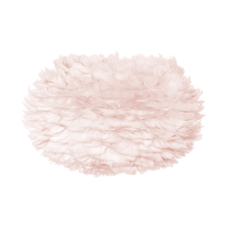 Abat-jour fantaisie 1 lumière Eos, H 11,80 po x l 17,70 po, Rose clair