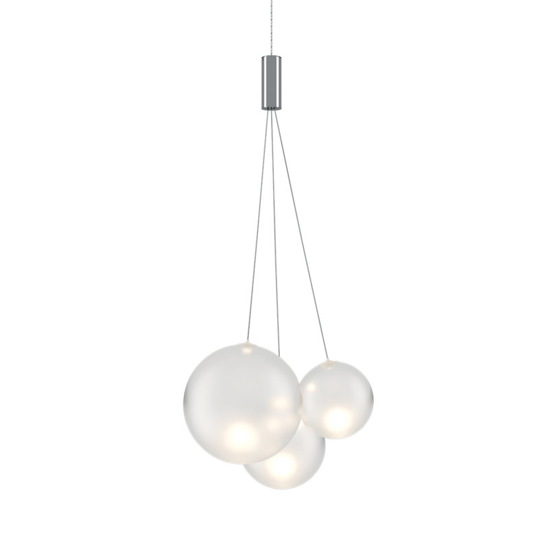 Lodes Suspension Lamp Low-V, Frosted White