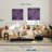 Aadam Purple Damask Butterfly