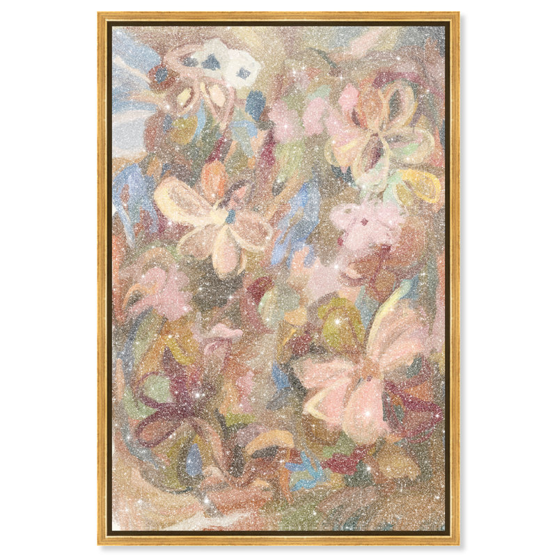 Moving Eden II Print by Oliver Gal, 31"H x 21"W, Gold Floater Frame