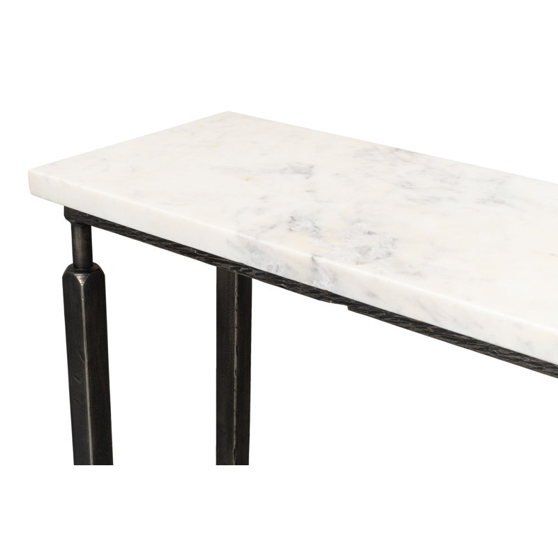 Mykos 61'' W Marble Console Table