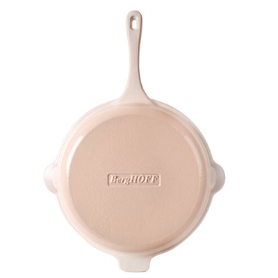 Neo 2Pc Cast Iron Set: 10" Fry Pan & 11" Grill Pan Set, Oyster