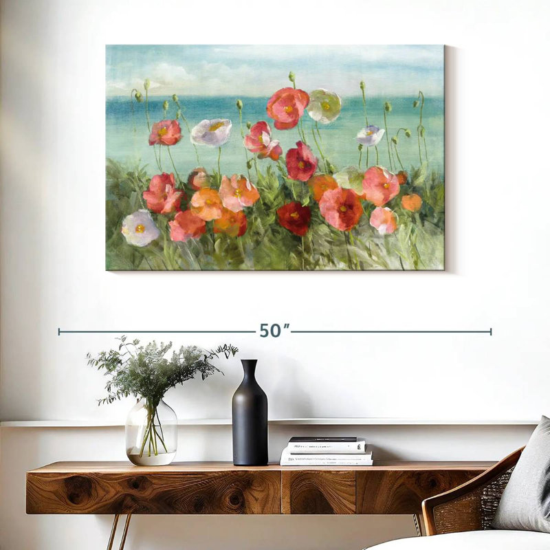 Harnek Coastal Poppies Light, H 26 po x l 39 po