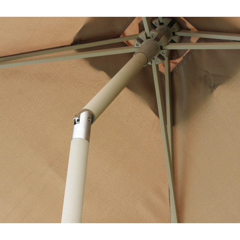 Ardeen 200cm Market Parasol, Turtledove