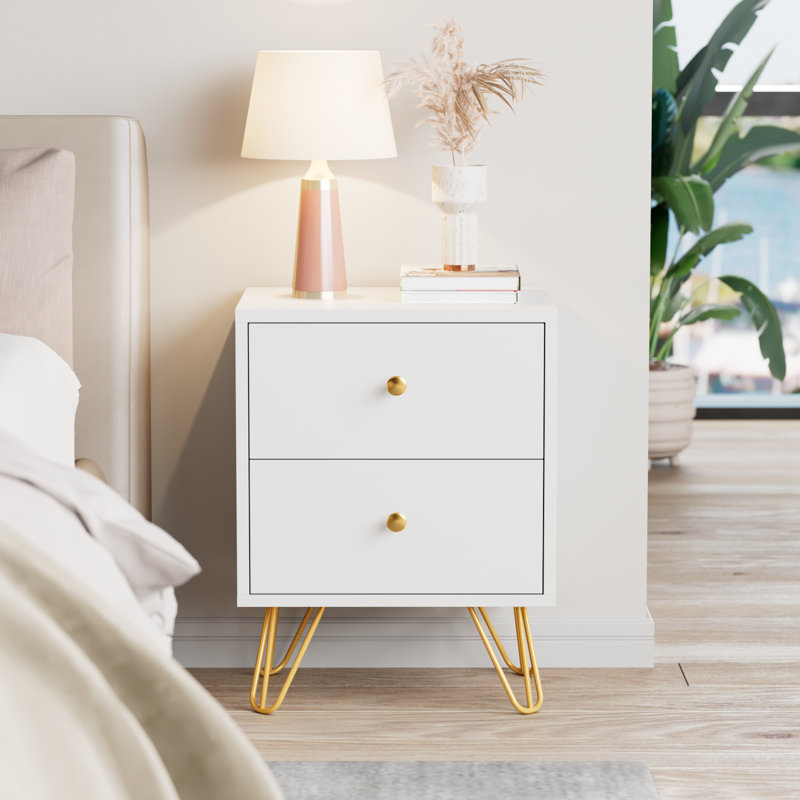 Table de bout Rayden, Blanc