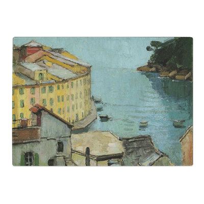 Portofino in Italy by Carl Moll Chopping Board