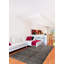 Tapis noir en laine noué à la main de conception unique 2000 pi 6 pi 4 po x 9 pi 9 po Olenchak