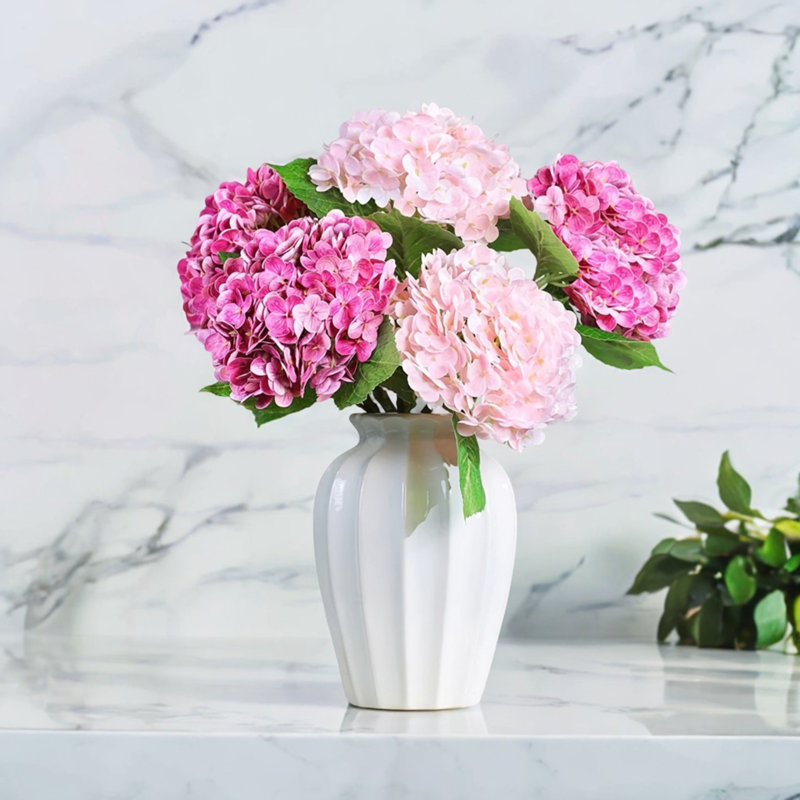Décoration de vase simulée, Rose