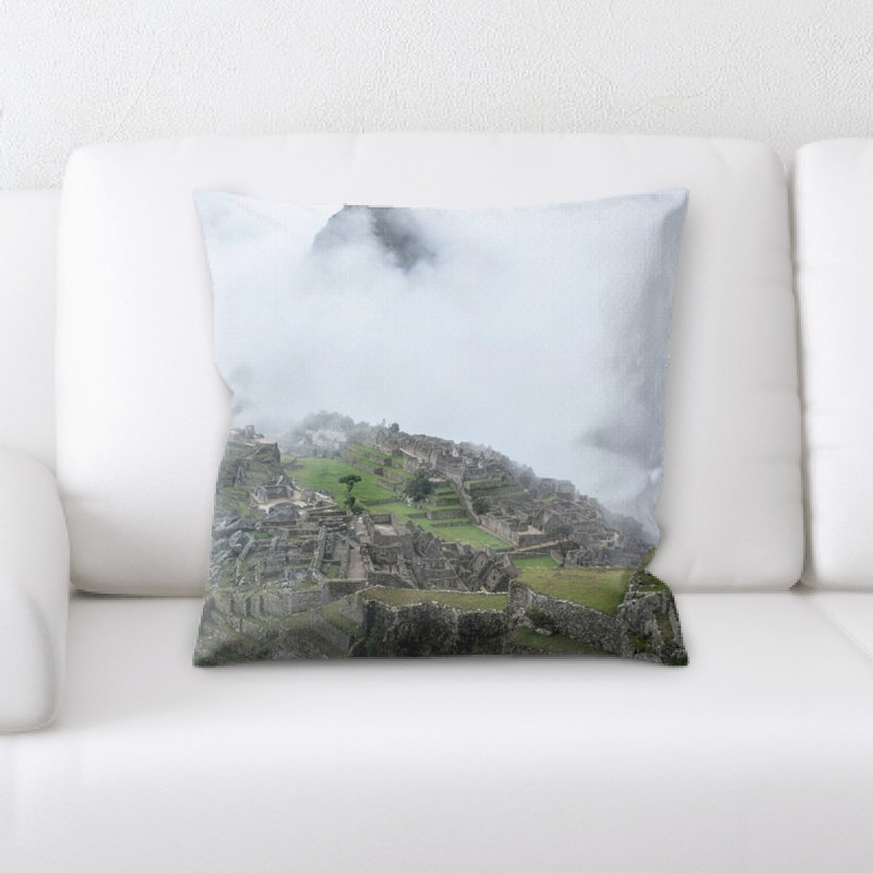 Microsuede Reversible Throw Pillow