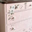 Buffet artistique en bois peint
