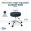 Tabouret pneumatique de bureau à hauteur réglable-2112190946