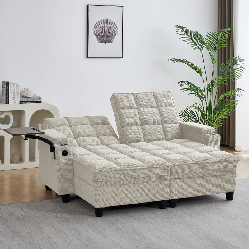 Canapés avec rangement, canapé-lit moderne en bois beige pour la maison