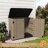 260 Gallons Durable Plastic Lockable Waterproof Outdoor Storage Shed-127346787