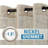 Linen Curtains Natural Linen Blended Curtains for Living Room Burlap Linen Textured Curtains Light Filtering Nickel Grommet Curtains Bedroom Curtains 2 Panel Sets Privacy Added-834702684-834702675