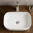 Eleen 18" X 13" White Rectangle Ceramic Countertop Bathroom Vanity Vessel Sink