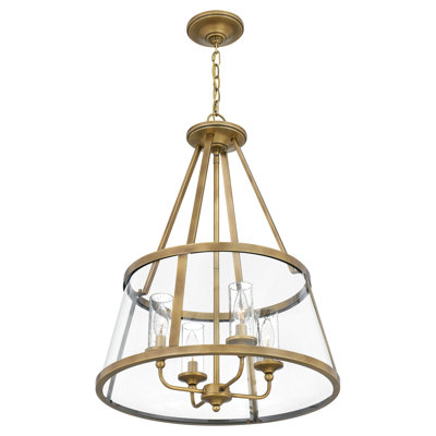 Sussman 4 - Light Dimmable Drum Chandelier