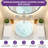 APRESSHUI 16'' Ceramic Circular Bathroom Sink