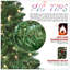 7Ft Green Christmas Tree With 400 Wifi-Controlled RGB LED Lights, 38 Light Functions, Music Sync, And Hinged Structure For Easy Setup