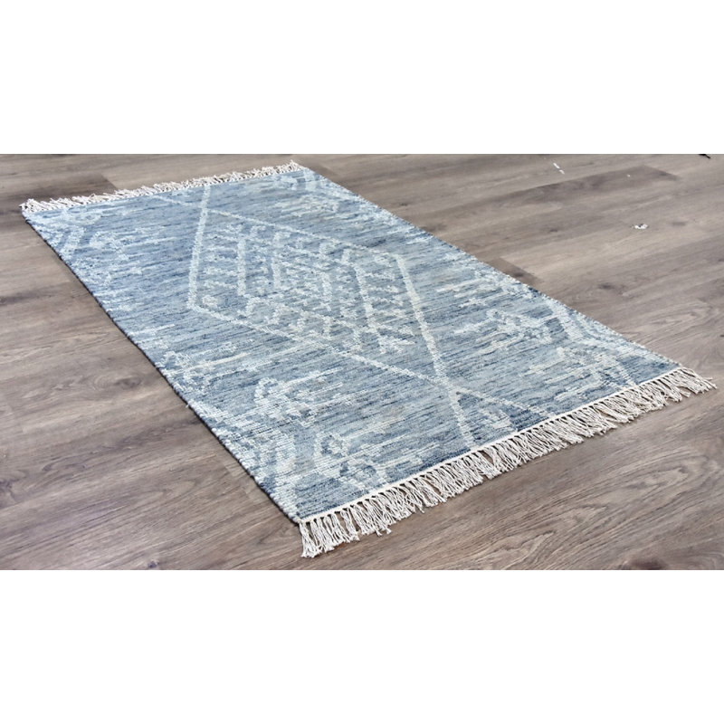 Osmond Ikat Indoor Rug, Rectangle 5' x 8'