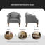Fauteuil en velours capitonné large de 30,5 po Jahmiya-1720828959