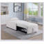 Canapé-lit contemporain en tissu Sherpa