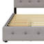 Lit plateforme tapissier avec 2 tiroirs et lit gigogne-2089332634