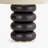 Sandia Mini Table Lamp – Black Base with Natural Oak & Walnut Shade-582145029-542816119