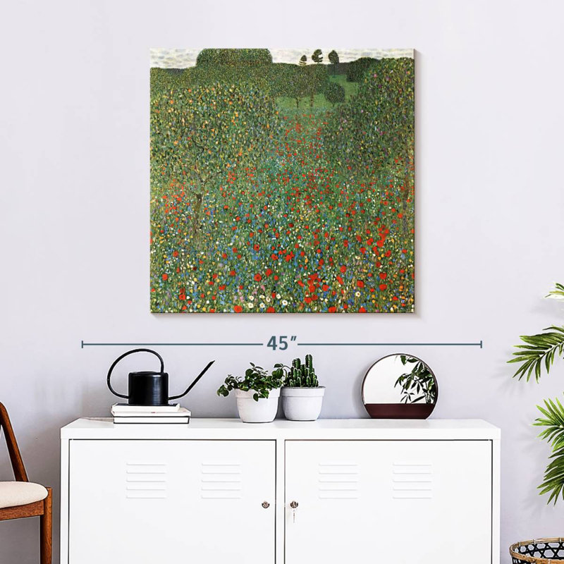 A Field Of Poppies 1907, H 30 po x l 30 po