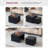 Square Nesting Coffee Table, Wooden Coffee Table, No Need Assembly Modern Fluted Nesting Tables Coffee Tables For  Living Room-483052103