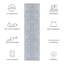 Tapis intérieur / extérieur ivoire / bleu marine Tyron-869440725
