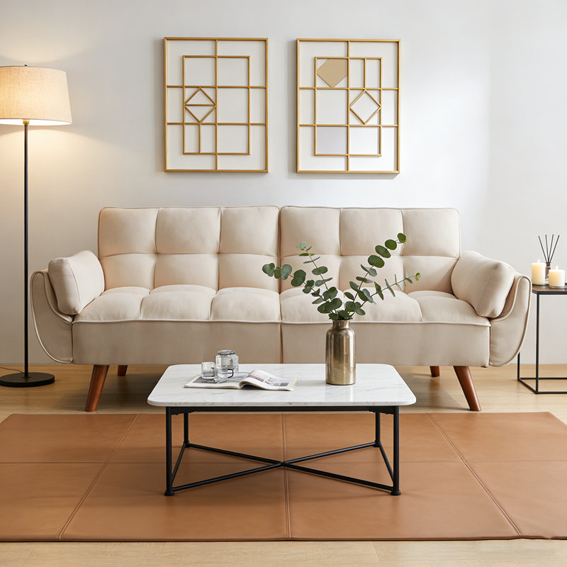 Montmorenci 3 Seater Sofa Bed, White