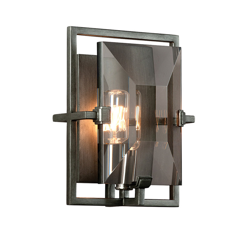 Applique murale 1 lumière avec verre Prism