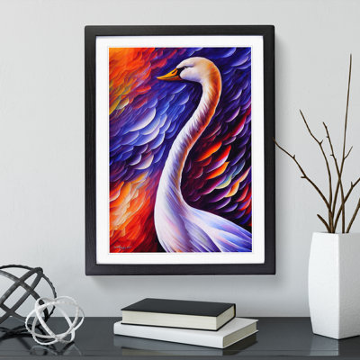 XV1022-3599X Portrait Of A Swan No.3 - Print
