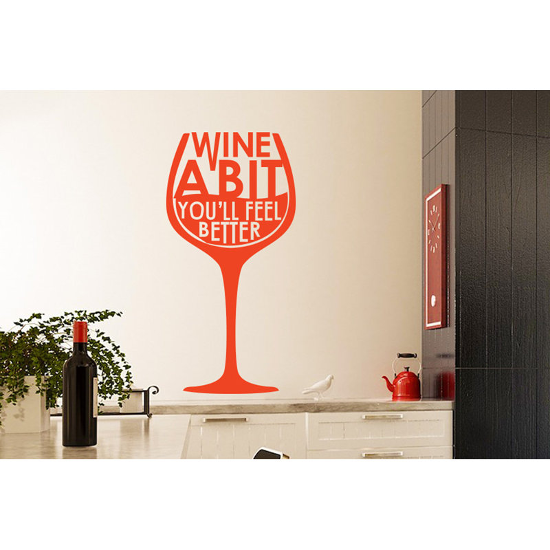 Food & Beverage Wall Decal, Orange, Large