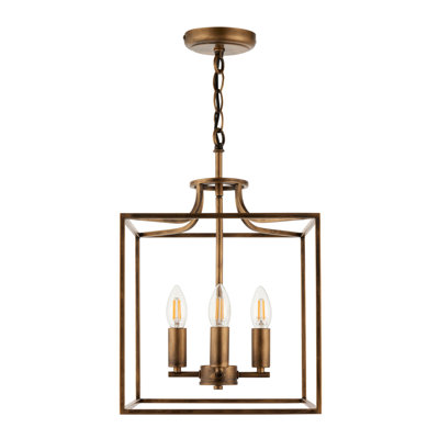 4 - Light Antique Brass Pendant