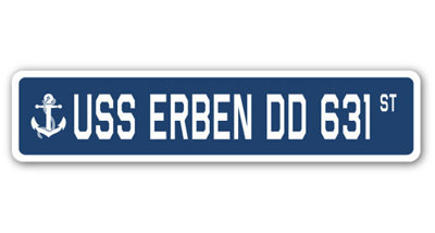 Erben Dd 631 Street Sign Heavy Duty Plastic 6" X 24"