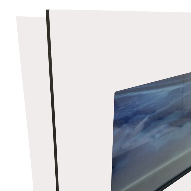 Réservoir d'aquarium rectangulaire 5 gallons Angelica, Blanc mat
