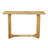Nina 48 Inch Console Table, Natural Brown Mango Wood Console Table with Open Frame and Trestle Base