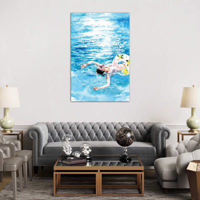 On The Water - Wrapped Canvas Painting