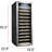 Kalamera Single Zone 19.5'' Freestanding 80 Bottle Wine Refrigerator