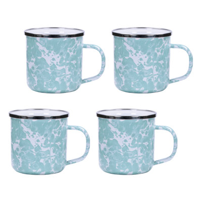 Swirl Aluminum Coffee Mug