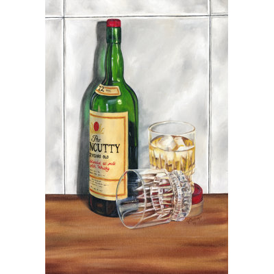 Scotch On The Rocks I 1 Piece Wrapped Canvas Painting