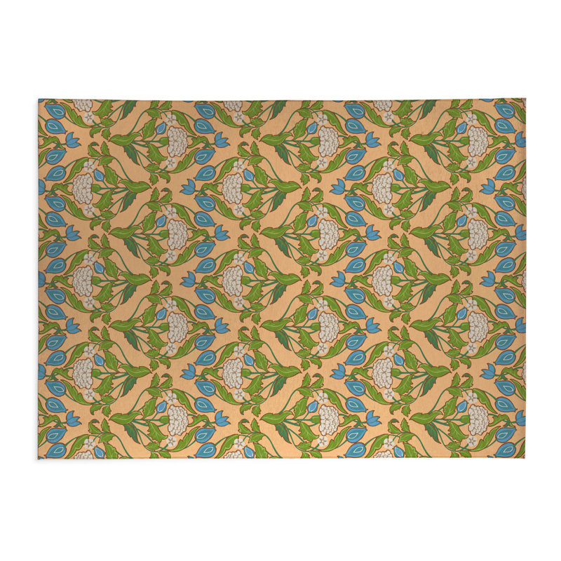 Piper Soft Step Outdoor Area Rug, Yellow, Rectangle 7' x 5'