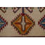 Tapis beige en laine noué à la main de conception unique 8 pi 1 po x 10 pi New Age