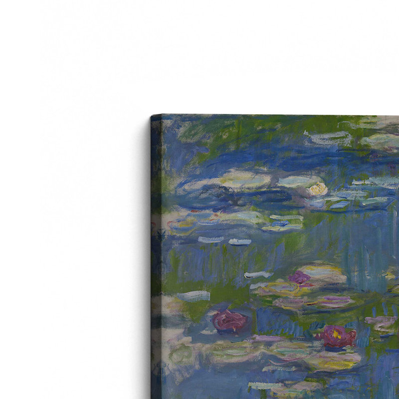 Réflexions de jardin d'eau, Toile tendue, Ne s’applique pas, H 12 po x l 12 po