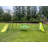 Green Interesting Six Function Swingset With Net Swing Metal Plastic Safe Swing Set 440Lbs For Outdoor Playground For Age 3+ With 31.5In Net Swing