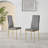 Scottsmoor 5-Piece Faux Leather Upholstered Dining Set with Pedestal Table Base-508248211-508248208