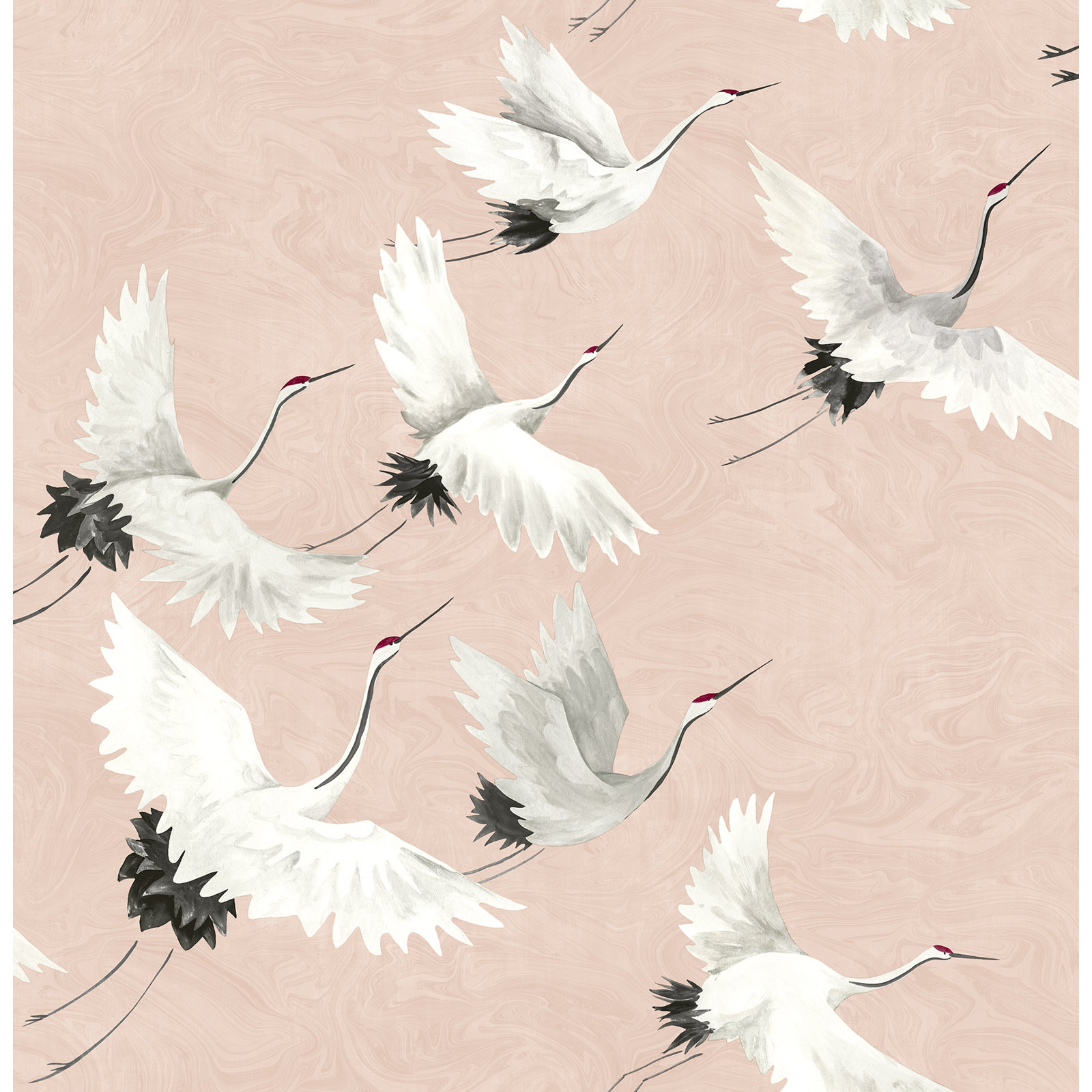 Brynn Modern Peel & Stick Wallpaper, Pink